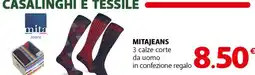 Famila Superstore MITAJEANS 3 calze corte da uomo offerta