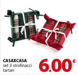 Famila Superstore CASAXCASA set 3 strofinacci tartan offerta