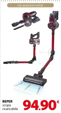 Famila Superstore BEPER scopa ricaricabile offerta