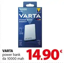 Famila Superstore VARTA power bank da 10000 mah offerta