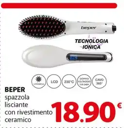 Famila Superstore BEPER spazzola lisciante con rivestimento ceramico offerta