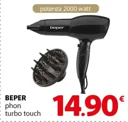 Famila Superstore BEPER phon turbo touch offerta
