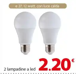 Famila Superstore 2 lampadine a led offerta