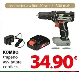Famila Superstore KOMBO trapano avvitatore cordless offerta