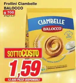 Prix Quality Frollini Ciambelle BALOCCO offerta