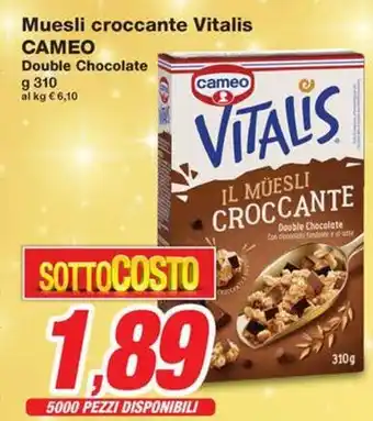 Prix Quality Muesli croccante Vitalis CAMEO offerta