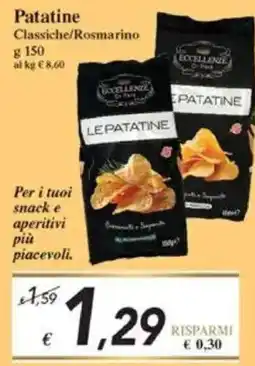 Prix Quality Patatine Classiche/Rosmarino offerta