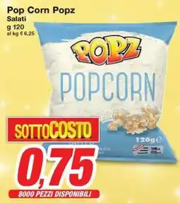 Prix Quality Pop Corn Popz Salati offerta
