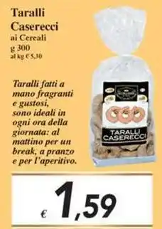 Prix Quality Taralli Caserecci ai Cereali offerta