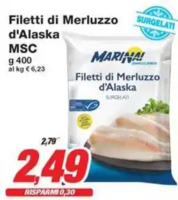 Prix Quality Filetti di Merluzzo d'Alaska MSC MARINA! offerta
