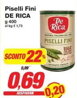 Prix Quality Piselli Fini DE RICA offerta