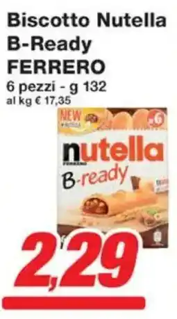 Prix Quality Biscotto Nutella B-Ready FERRERO offerta