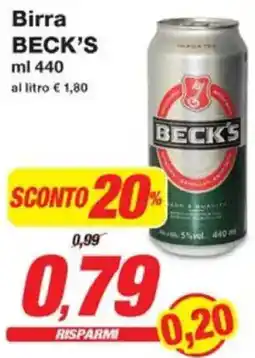 Prix Quality Birra BECK'S offerta