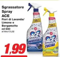 Prix Quality Sgrassatore Spray ACE offerta