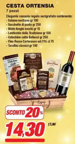 Prix Quality Cesta ortensia 7 pezzi offerta