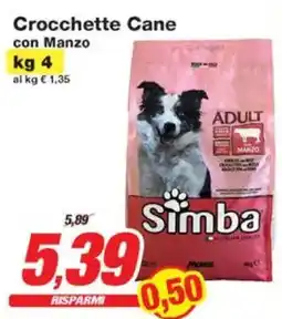 Prix Quality Crocchette Cane con Manzo offerta