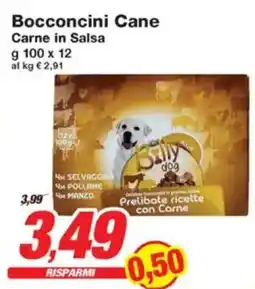 Prix Quality Bocconcini Cane Carne in Salsa offerta