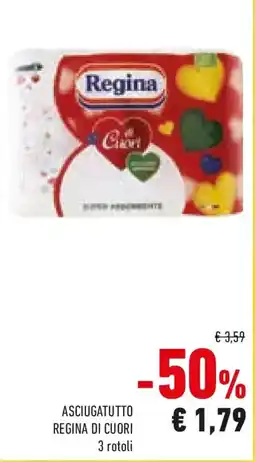 Conad Asciugatutto REGINA DI CUORI offerta
