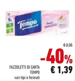 Conad Fazzoletti di carta TEMPO offerta