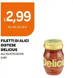 Ekom Filetti di alici distese DELICIUS offerta
