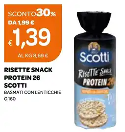 Ekom Risette snack protein 26 SCOTTI offerta