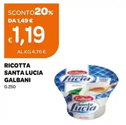 Ekom Ricotta santa lucia GALBANI offerta