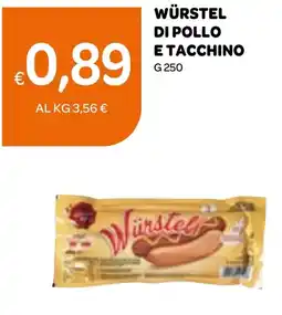 Ekom Würstel di pollo e tacchino offerta