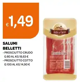 Ekom Salumi BELLETTI offerta