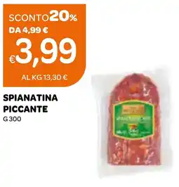 Ekom Spianatina piccante offerta