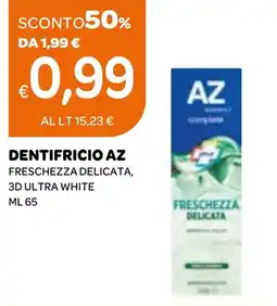 Ekom Dentifricio AZ offerta