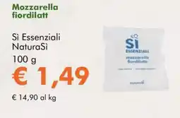 NaturaSì Mozzarella fiordilatt Sì Essenziali NaturaSi offerta