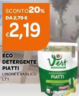 Ekom Eco detergente piatti VERT offerta