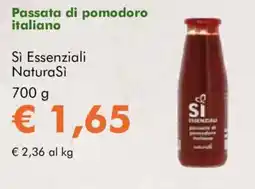 NaturaSì Passata di pomodoro italiano Sì Essenziali NaturaSi offerta