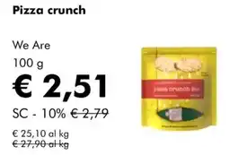 NaturaSì Pizza crunch We Are offerta