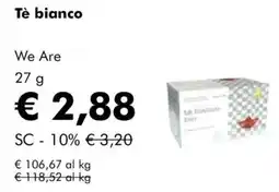 NaturaSì Tè bianco We Are offerta