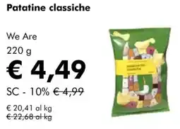 NaturaSì Patatine classiche We Are offerta