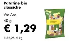 NaturaSì Patatine bio classiche We Are offerta