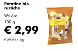 NaturaSì Patatine bio rustiche We Are offerta