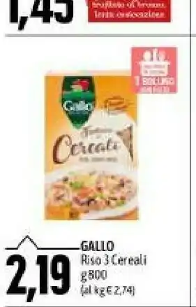 Emi Supermercati Riso 3 cereali offerta
