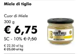 NaturaSì Miele di tiglio Cuor di Miele offerta