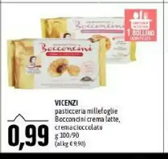 Emi Supermercati Millefoglie d'italia bocconcini con crema al cioccolato 125 g(ml) offerta