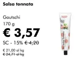 NaturaSì Salsa tonnata Gautschi offerta
