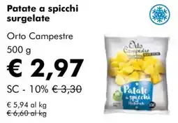 NaturaSì Patate a spicchi surgelate Orto Campestre offerta