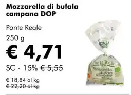 NaturaSì Mozzarella di bufala campana DOP Ponte Reale offerta
