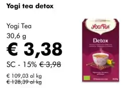 NaturaSì Yogi tea detox Yogi Tea offerta