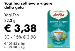 NaturaSì Yogi tea sollievo e vigore della gola Yogi Tea offerta