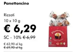 NaturaSì Panettoncino Rizzati offerta