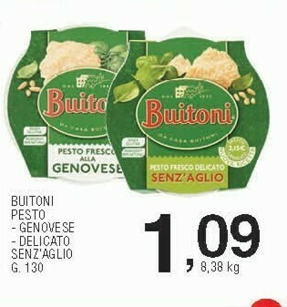 Sigma Pesto fresco alla genovese 130 g(ml) offerta