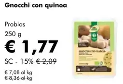 NaturaSì Gnocchi con quinoa Probios offerta