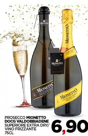 Interspar Valdobbiadene prosecco superiore extra dry 750 g(ml) offerta
